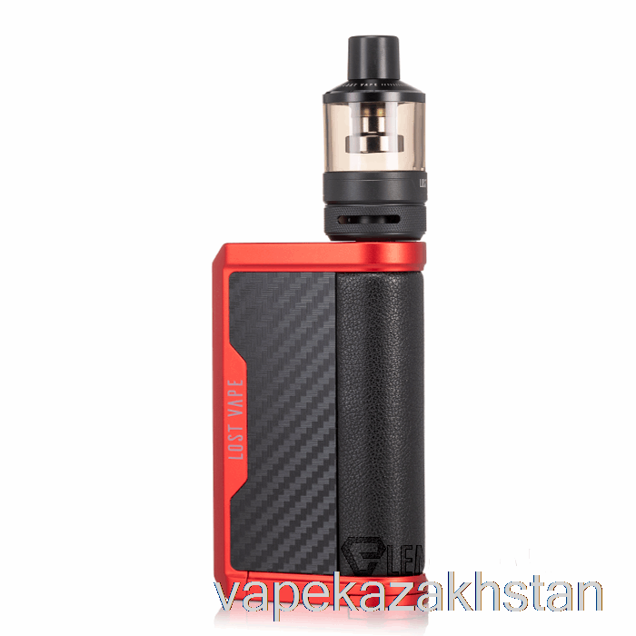 Vape Disposable Lost Vape Centaurus Q200 Starter Kit [PODTANK] Matte Red Carbon Fiber